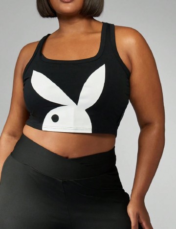 Top SHEIN CURVE, negru