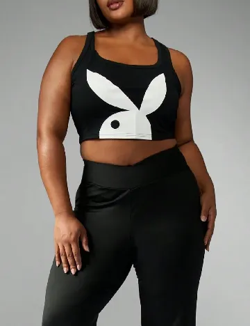 Top SHEIN CURVE, negru