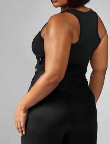 Top SHEIN CURVE, negru
