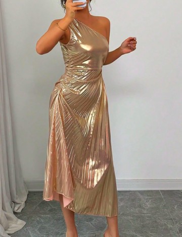Rochie lunga SHEIN, auriu