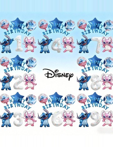 Set baloane cifra 3 SHEIN, mix culori