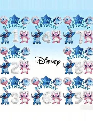 Set baloane cifra 3 SHEIN, mix culori