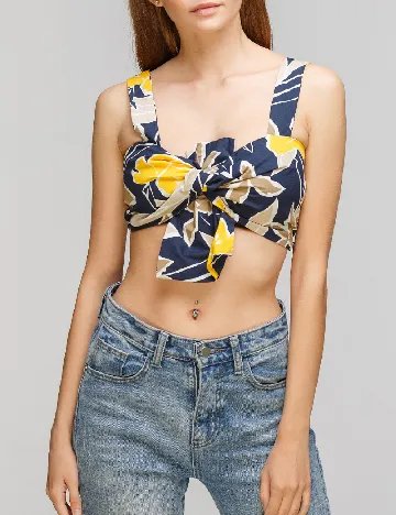 Top Zara, bleumarin