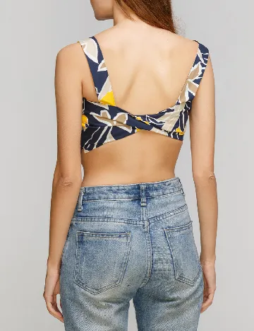 Top Zara, bleumarin
