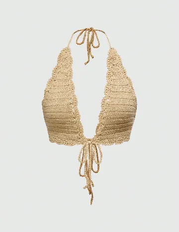 Sutien de baie Romwe, crem