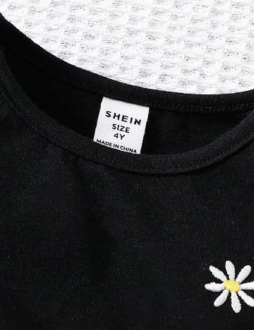 Tricou Shein Kids, negru