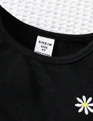 Tricou Shein Kids, negru