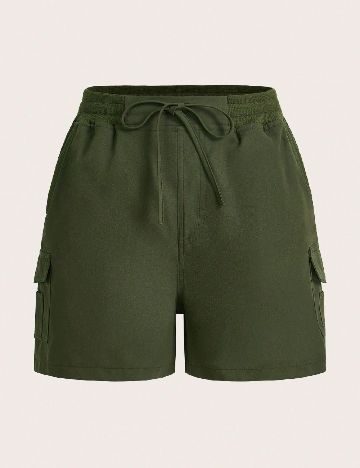 Pantaloni scurti SHEIN, verde