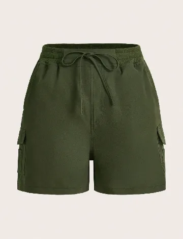 Pantaloni scurti SHEIN, verde