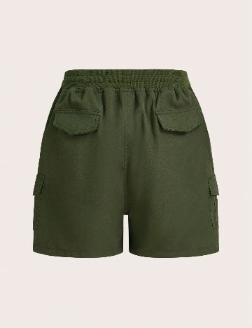 Pantaloni scurti SHEIN, verde