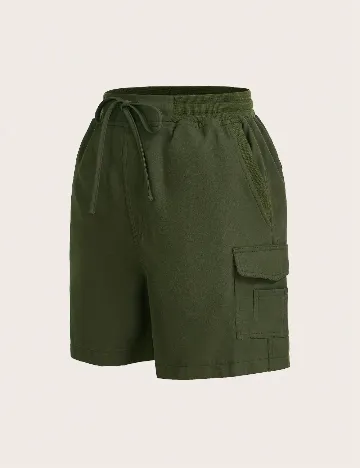 Pantaloni scurti SHEIN, verde