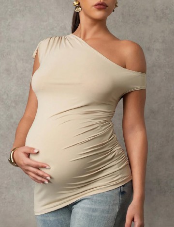 Bluza SHEIN Maternity, crem