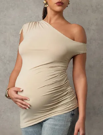 Bluza SHEIN Maternity, crem