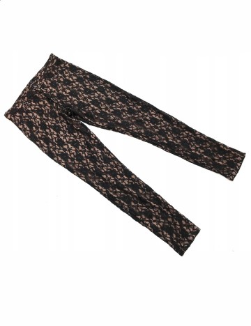 Pantaloni Calzedonia, negru/crem