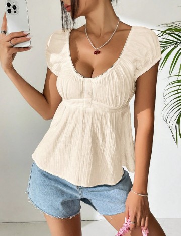 Bluza SHEIN, ecru