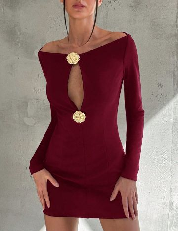 Rochie scurta SHEIN, rosu