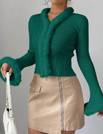 Bluza SHEIN, verde