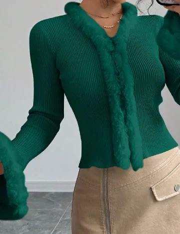 Bluza SHEIN, verde