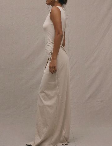 Rochie lunga Musera, bej