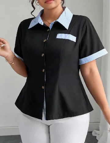Camasa SHEIN CURVE, negru