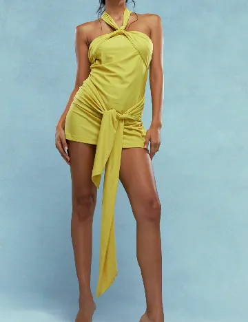 Rochie scurta Missguided, galben
