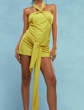 Rochie scurta Missguided, galben