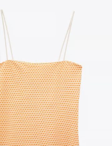 Rochie lunga Zara, portocaliu