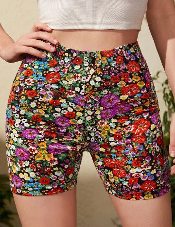 Pantaloni scurti SHEIN, floral print