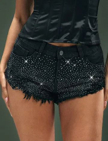 Pantaloni scurti Haute, negru