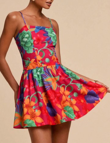 Rochie scurta SHEIN, mix culori