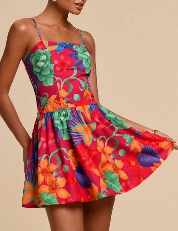 Rochie scurta SHEIN, mix culori