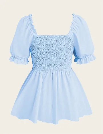 Bluza SHEIN CURVE, albastru