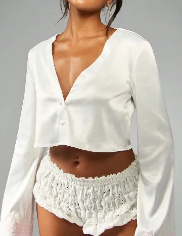 Top Missguided, ecru