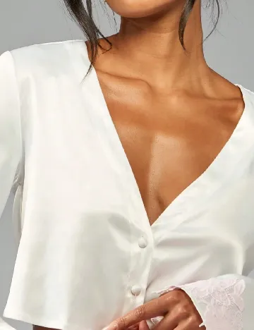 Top Missguided, ecru