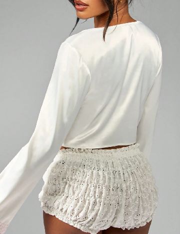 Top Missguided, ecru