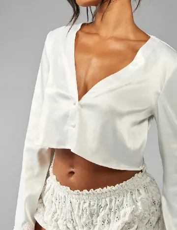Top Missguided, ecru