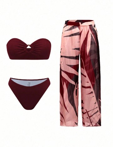 Costum de baie SHEIN, mix culori