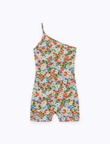 Salopeta Zara, floral print
