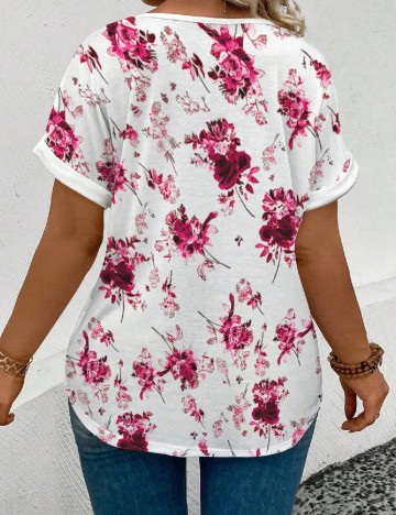 Tricou SHEIN CURVE, alb