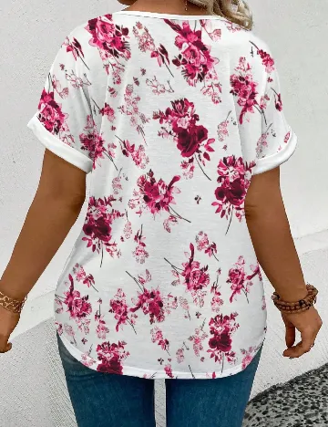 Tricou SHEIN CURVE, alb