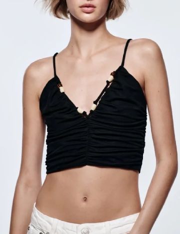 Top Zara, negru