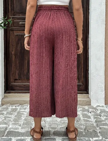 Pantaloni SHEIN Maternity, roz pudra inchis