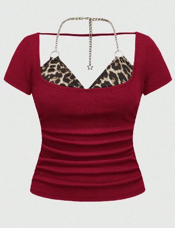 Bluza SHEIN CURVE, rosu