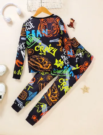 Pijama Shein Kids, mix culori