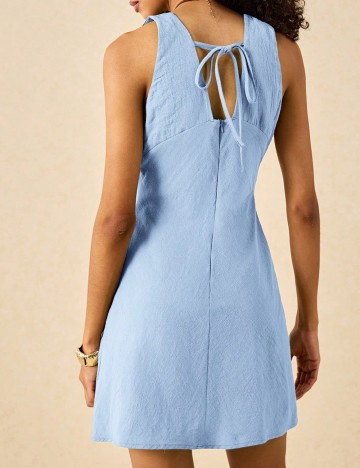 Rochie scurta Poeselle, bleu