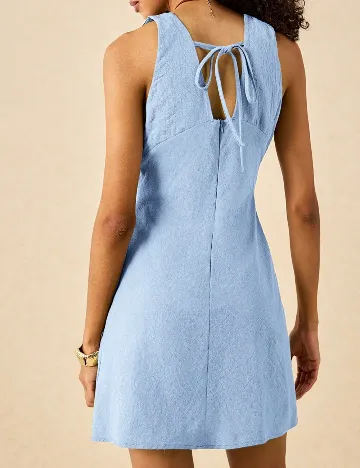 Rochie scurta Poeselle, bleu