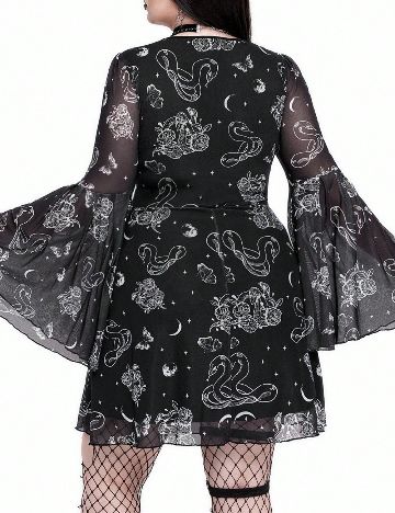 Rochie scurta SHEIN CURVE, negru
