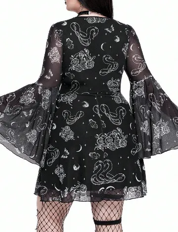 Rochie scurta SHEIN CURVE, negru