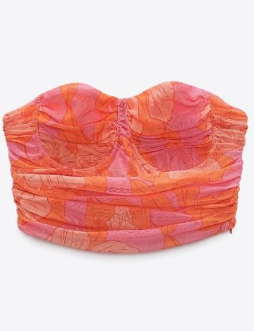 Corset Zara, portocaliu