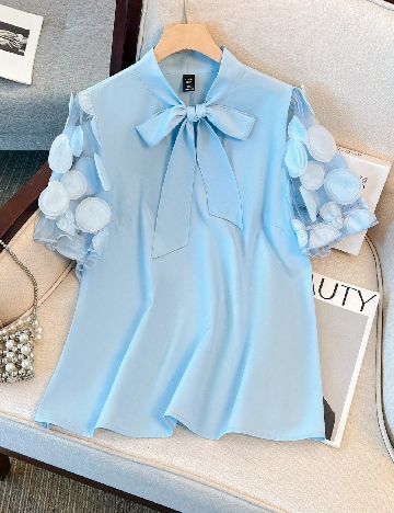 Bluza SHEIN CURVE, albastru